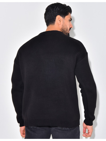 Pull en laine uni