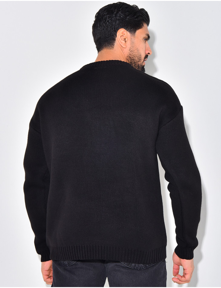 Pull en laine uni