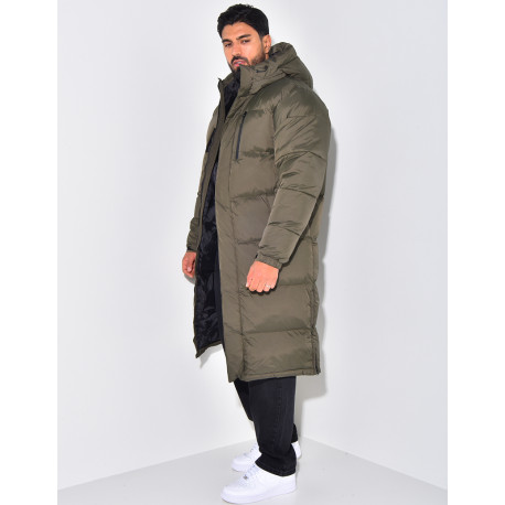 Lange Herren-Daunenjacke