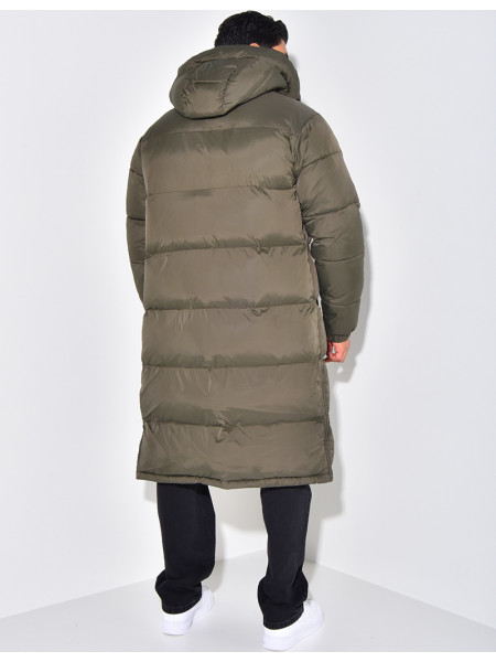 Lange Herren-Daunenjacke