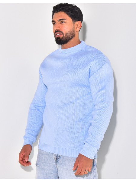 Pull en laine uni