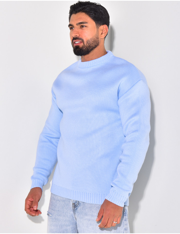 Pull en laine uni