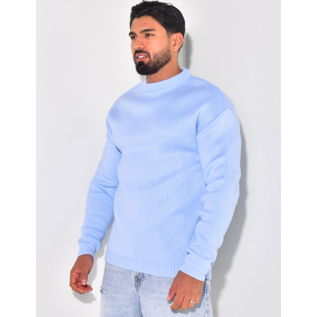 Pull en laine uni