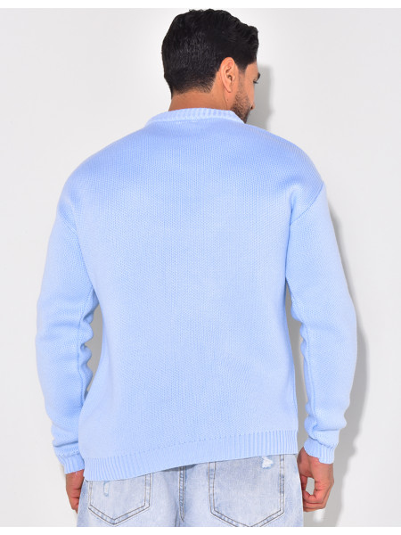 Pull en laine uni