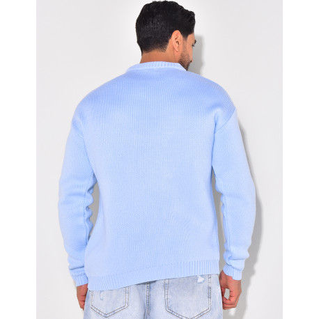 Pull en laine uni