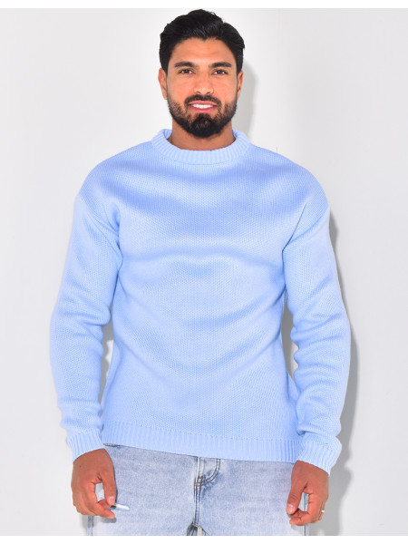 Pull en laine uni