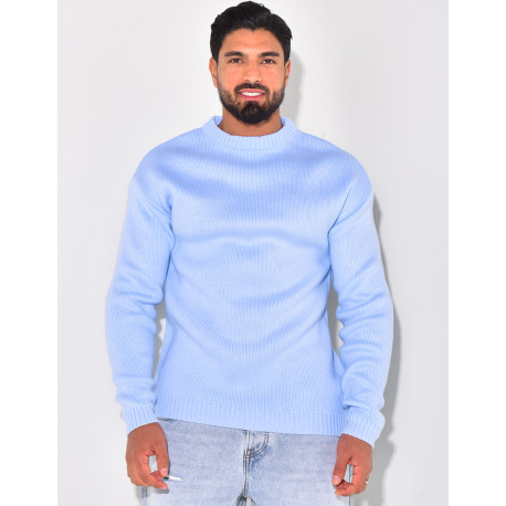 Pull en laine uni