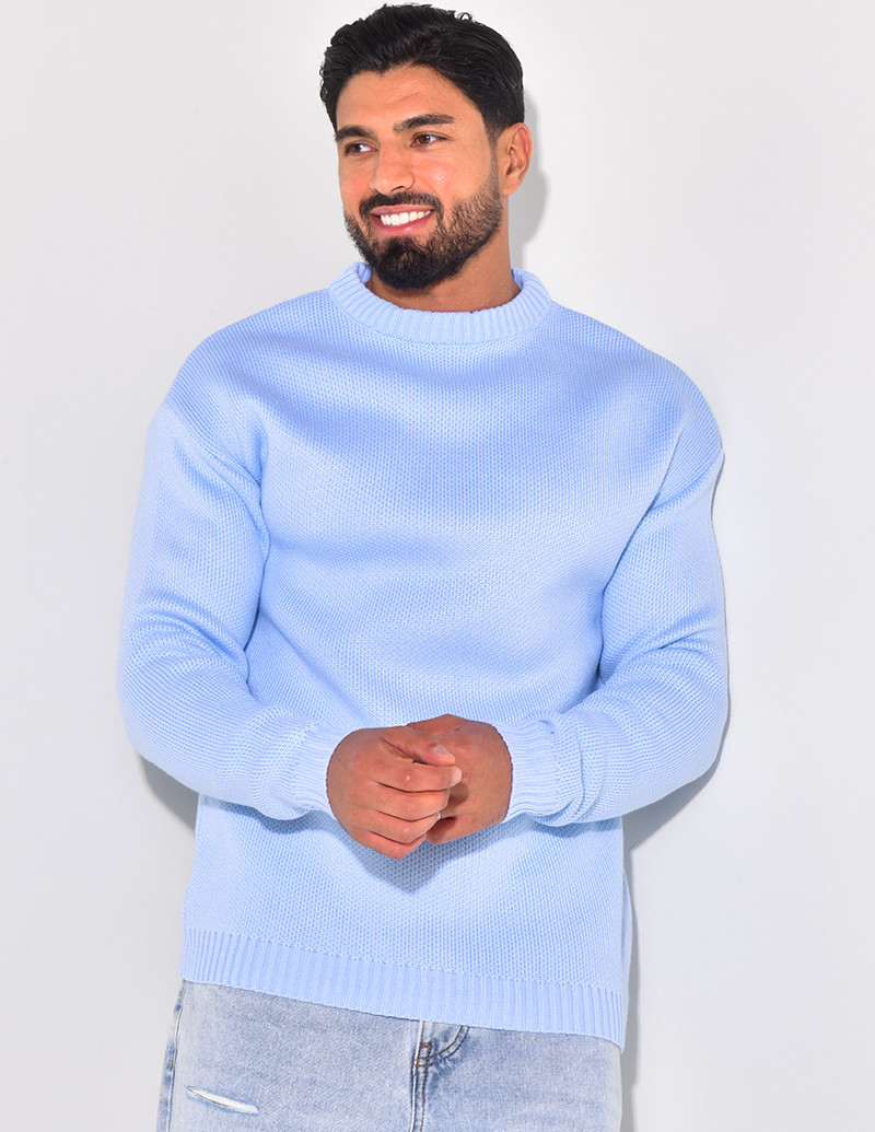 Pull en laine uni