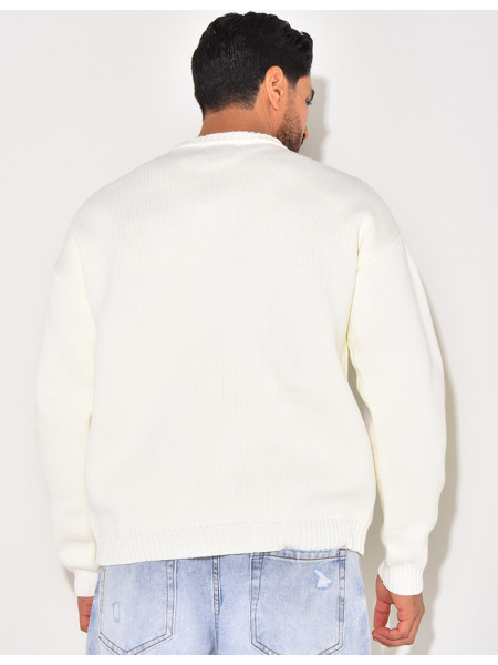 Pull épais avec la lettre H