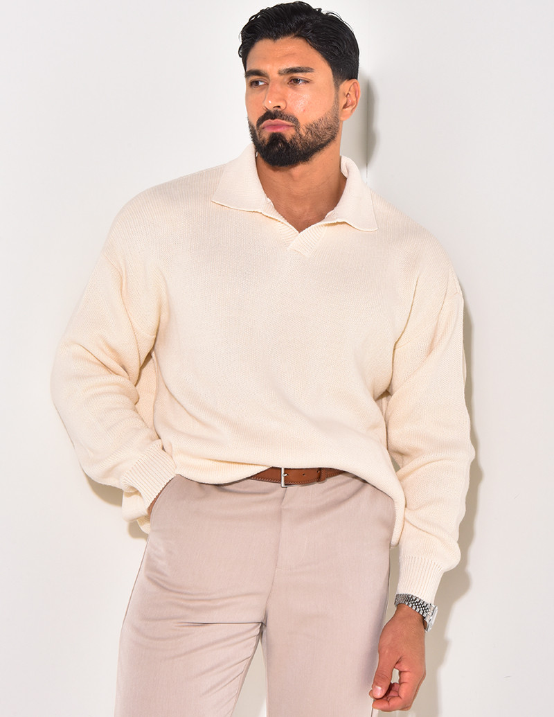 Pull en laine à col