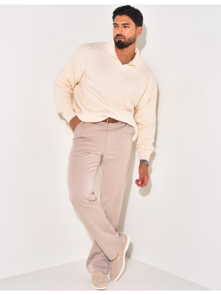 Pull en laine à col