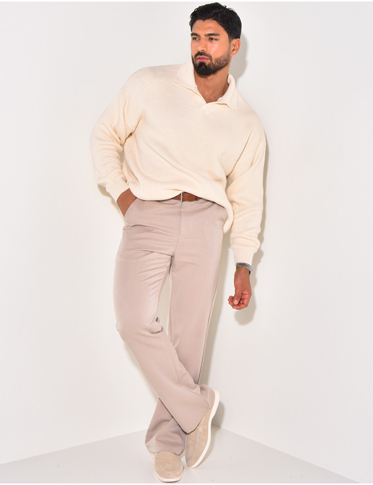 Pull en laine à col