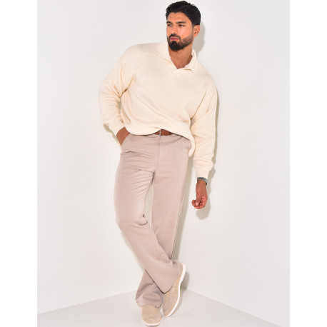 Pull en laine à col