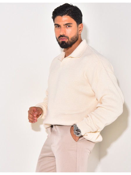 Pull en laine à col
