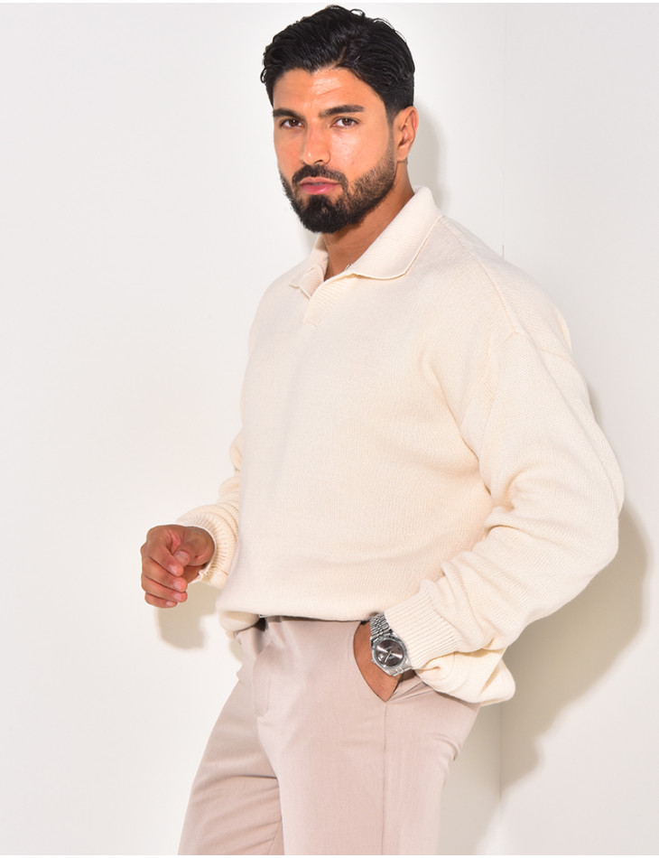 Pull en laine à col