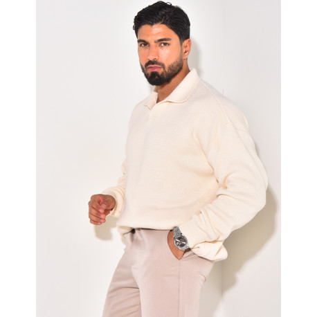 Pull en laine à col