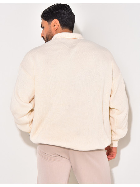 Pull en laine à col