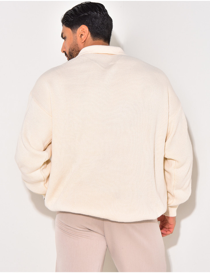 Pull en laine à col