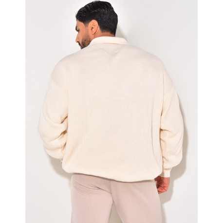 Pull en laine à col