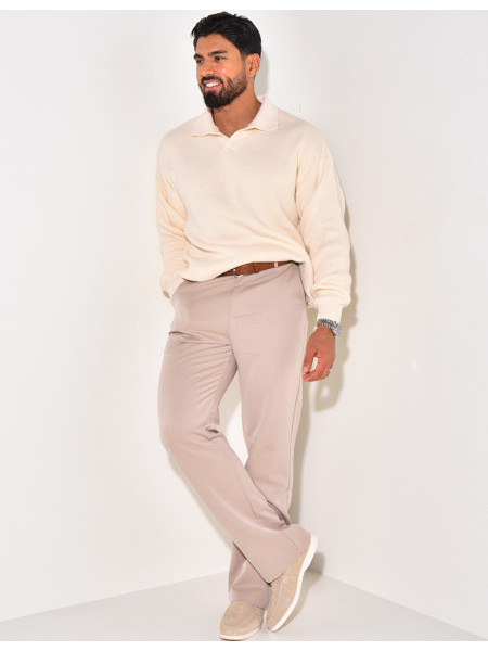 Pull en laine à col