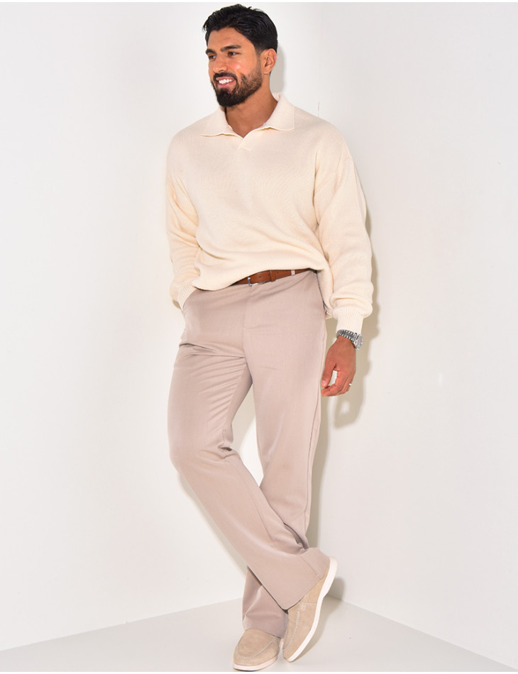 Pull en laine à col