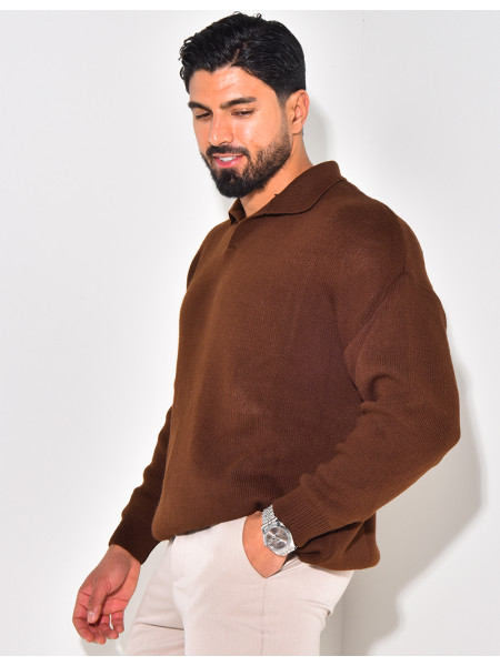 Pull en laine à col