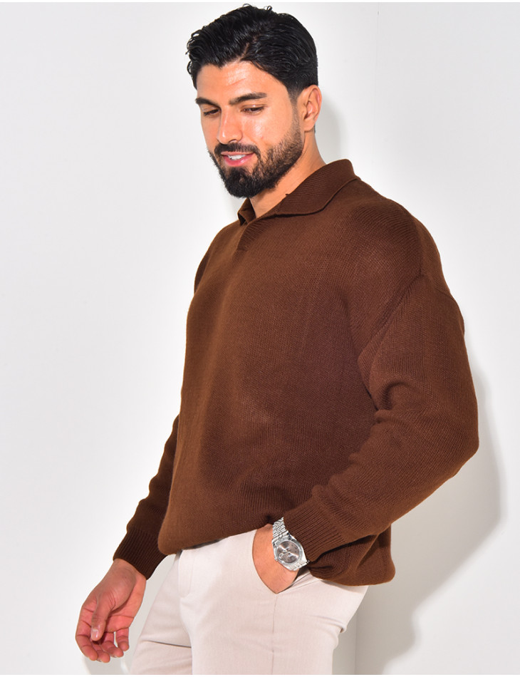 Pull en laine à col