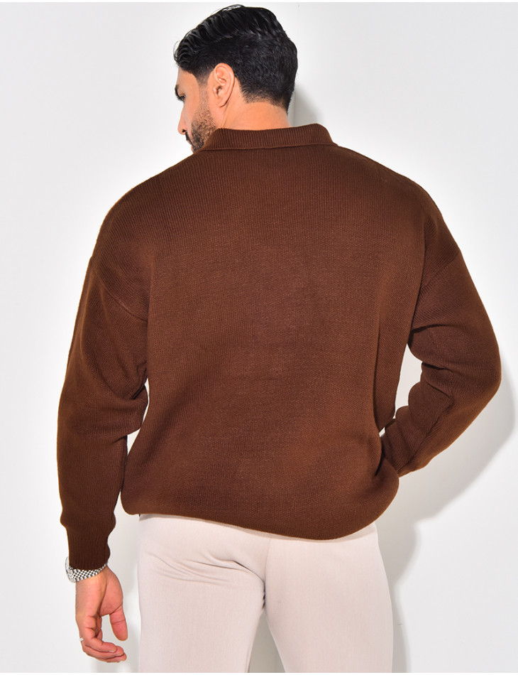 Pull en laine à col