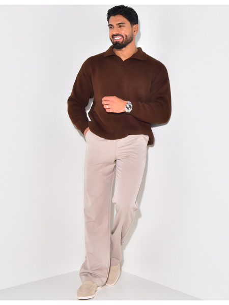 Pull en laine à col