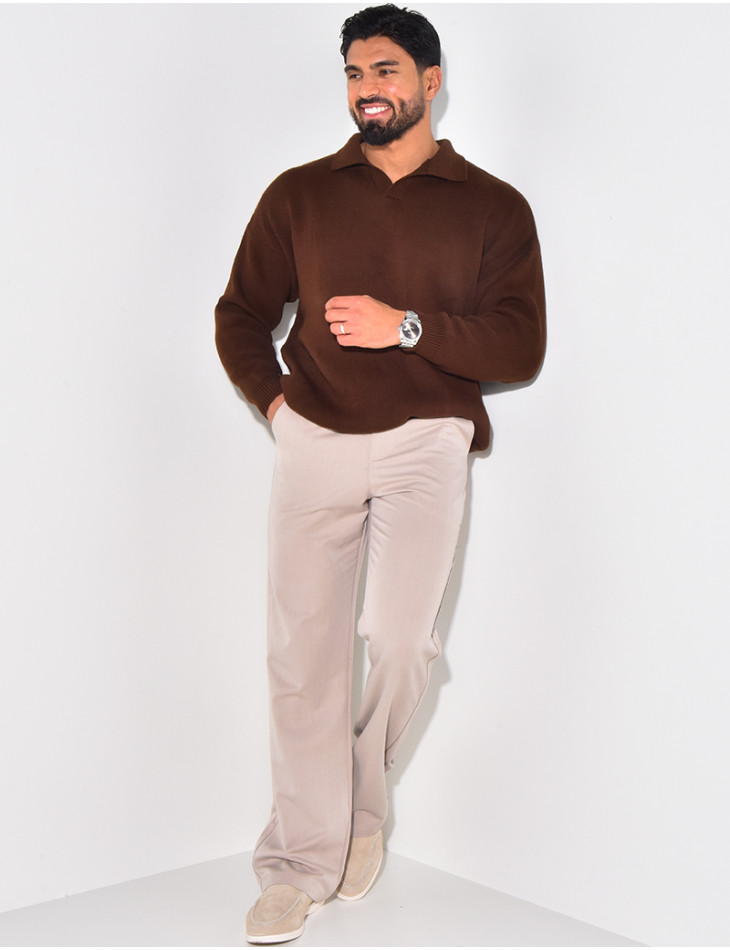 Pull en laine à col