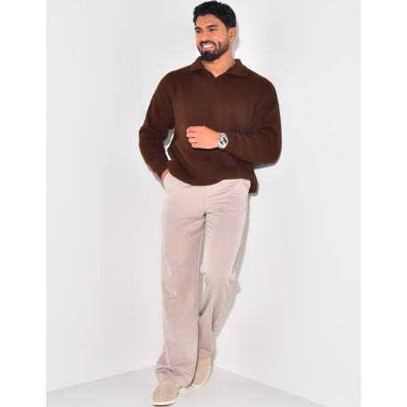 Pull en laine à col