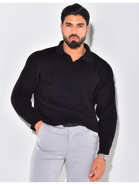 Pull en laine à col