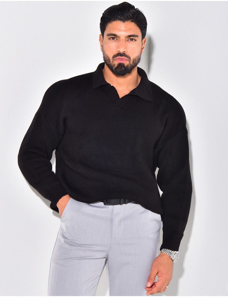 Pull en laine à col