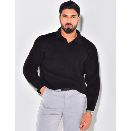 Pull en laine à col