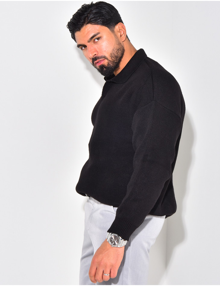 Pull en laine à col