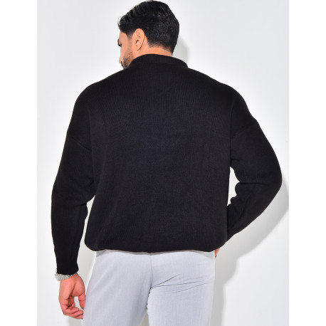 Pull en laine à col