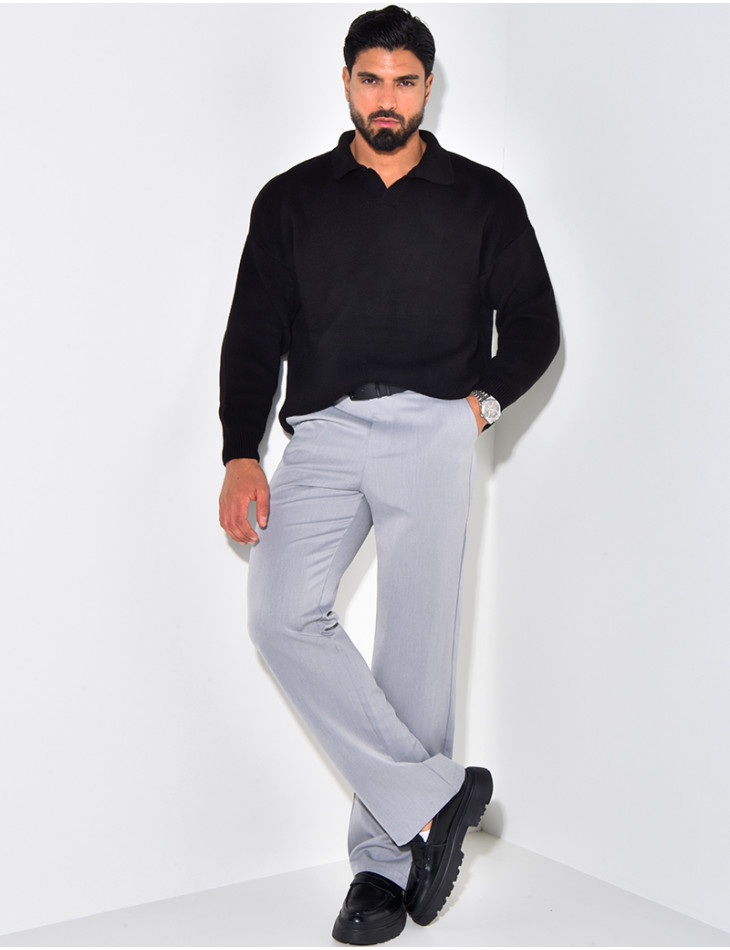 Pull en laine à col