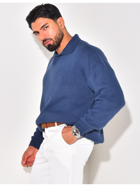 Pull en laine à col
