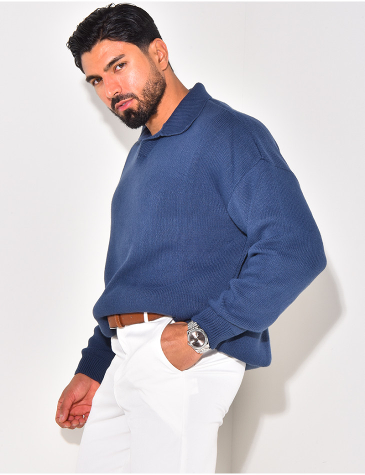 Pull en laine à col