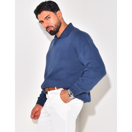 Pull en laine à col