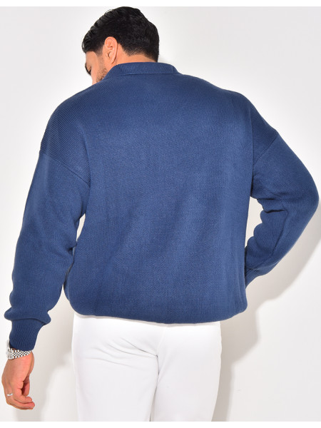 Pull en laine à col