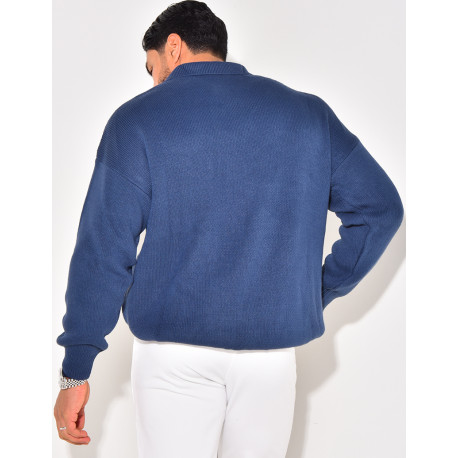 Pull en laine à col