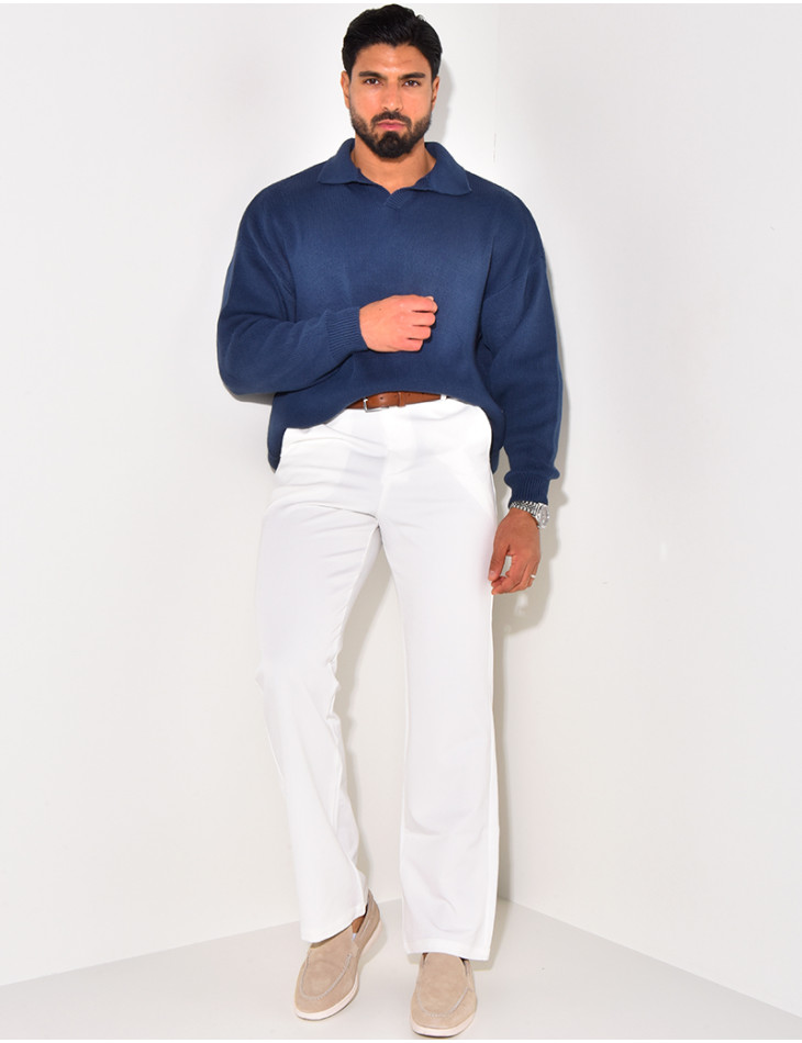 Pull en laine à col