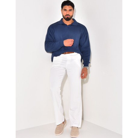 Pull en laine à col