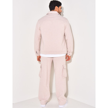 Ensemble pantalon et veste épais
