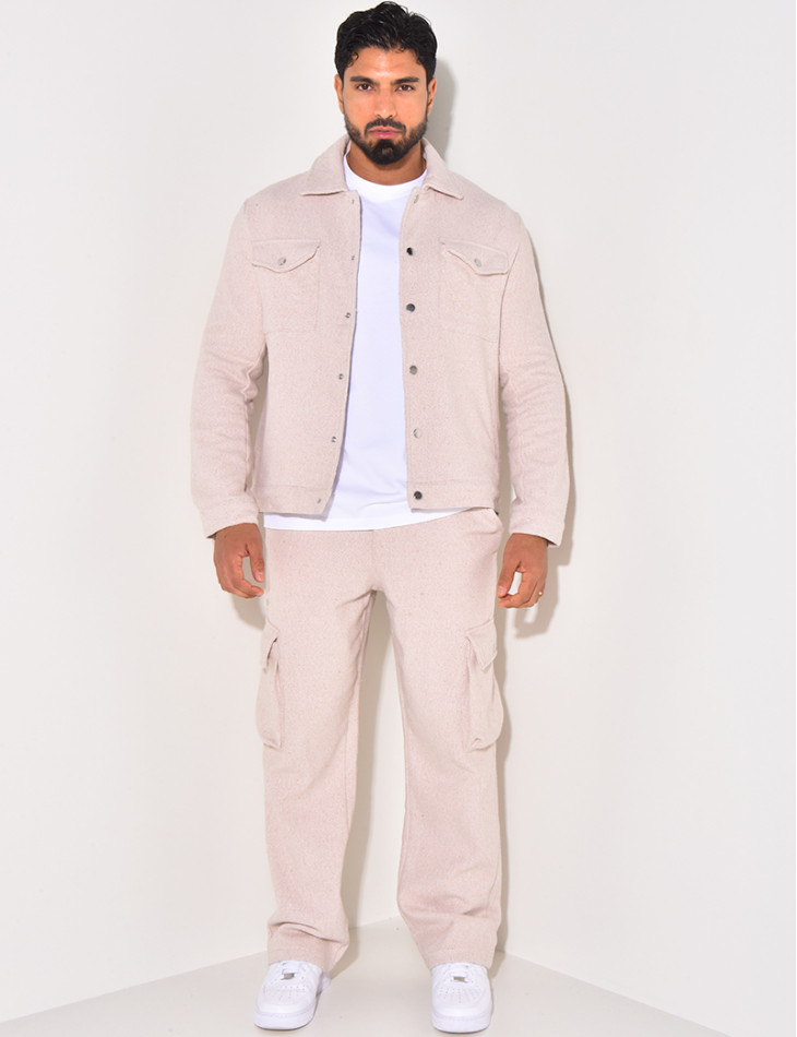 Ensemble pantalon et veste épais