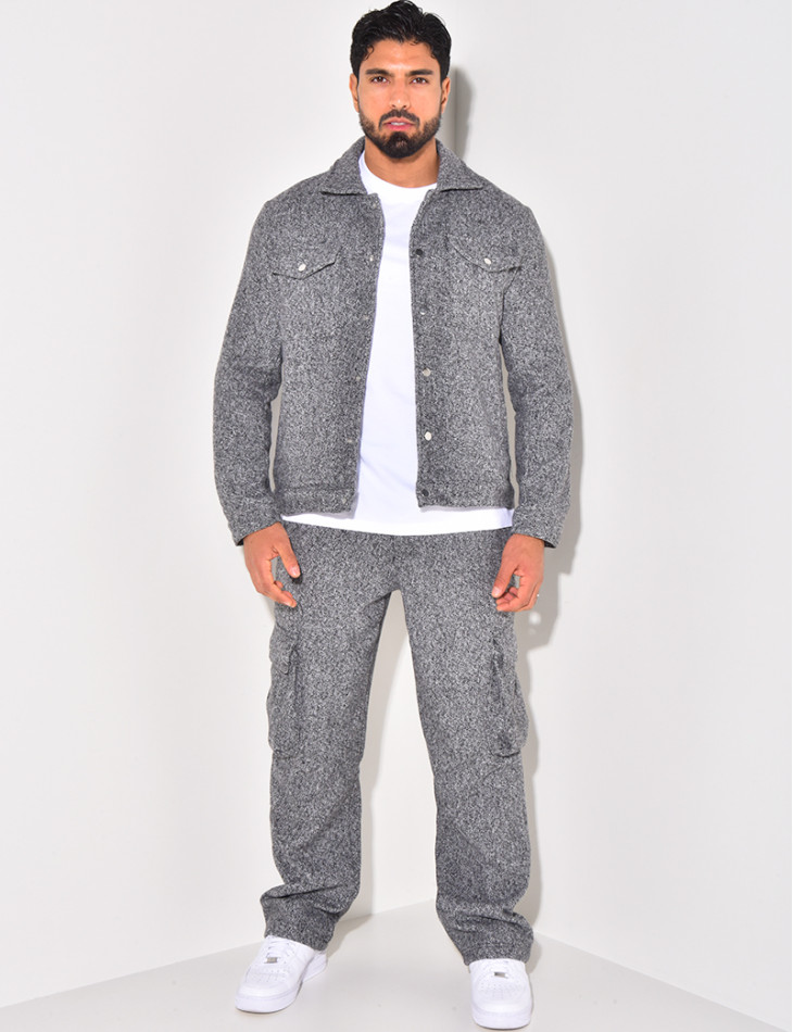 Ensemble pantalon et veste épais