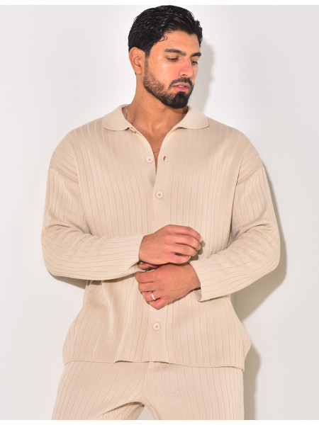 Ensemble pantalon et pull en laine