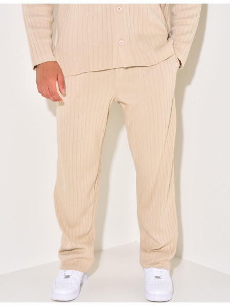 Ensemble pantalon et pull en laine