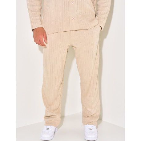 Ensemble pantalon et pull en laine